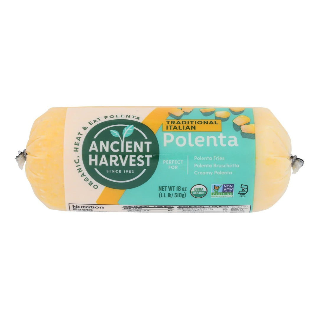 Food Merchants Organic Polenta - Traditional Italian - Case Of 12 - 18 Oz. - Maras Green