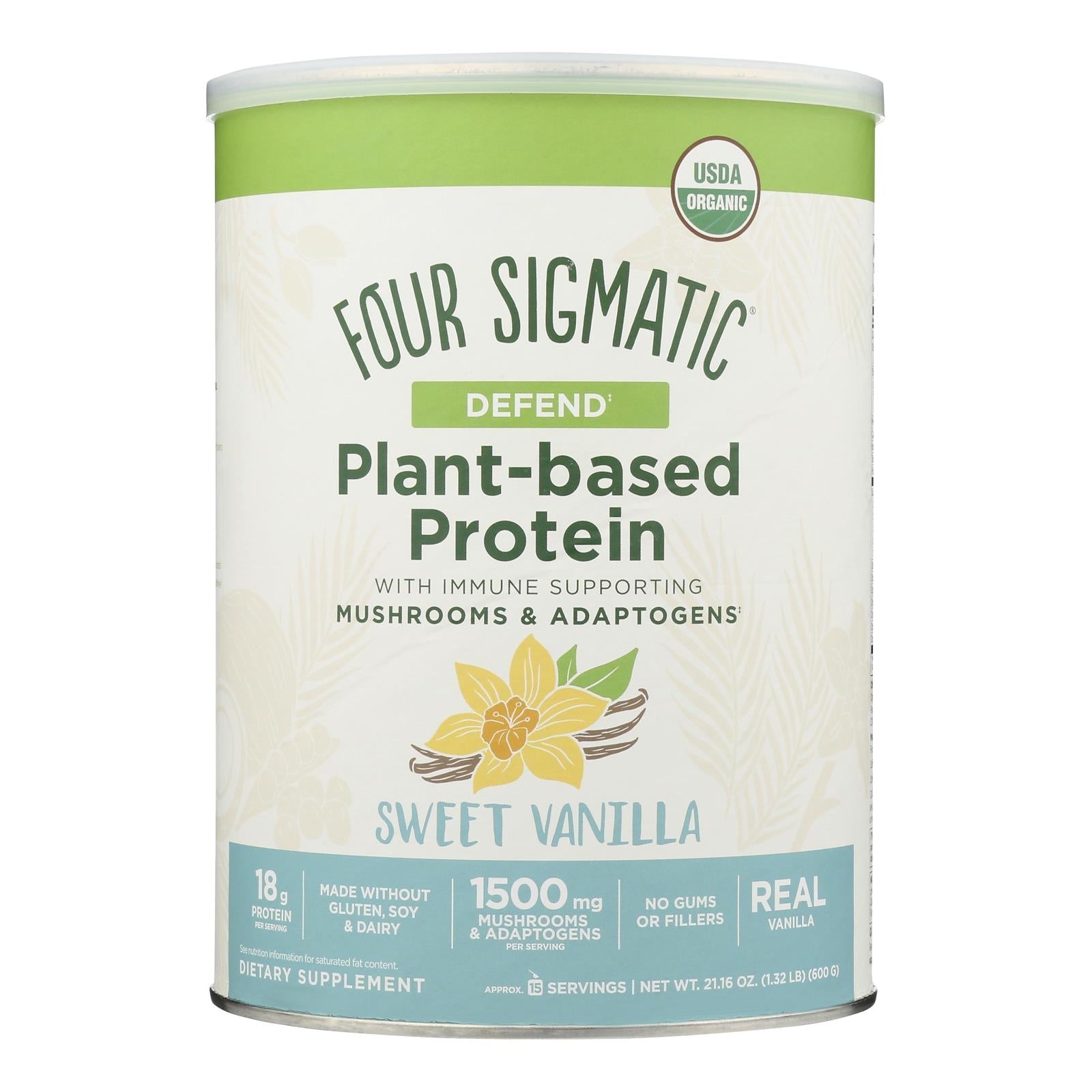 Four Sigmatic - Protein Plnt Bs Sweet Vnla - 1 Each - 21.16 Oz - Maras Green