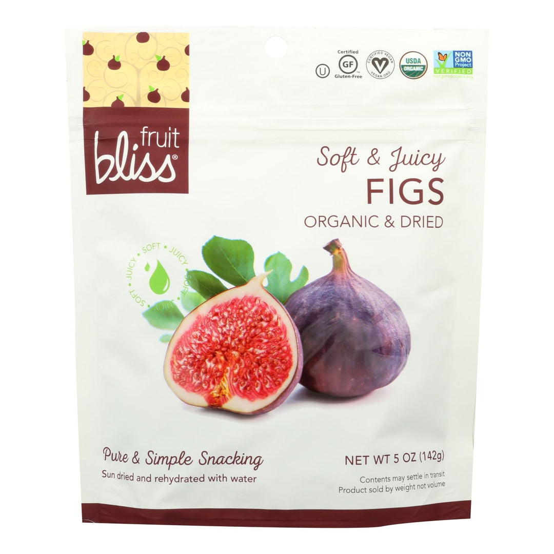 Fruit Bliss - Organic Turkish Figs - Figs - Case Of 6 - 5 Oz. - Maras Green