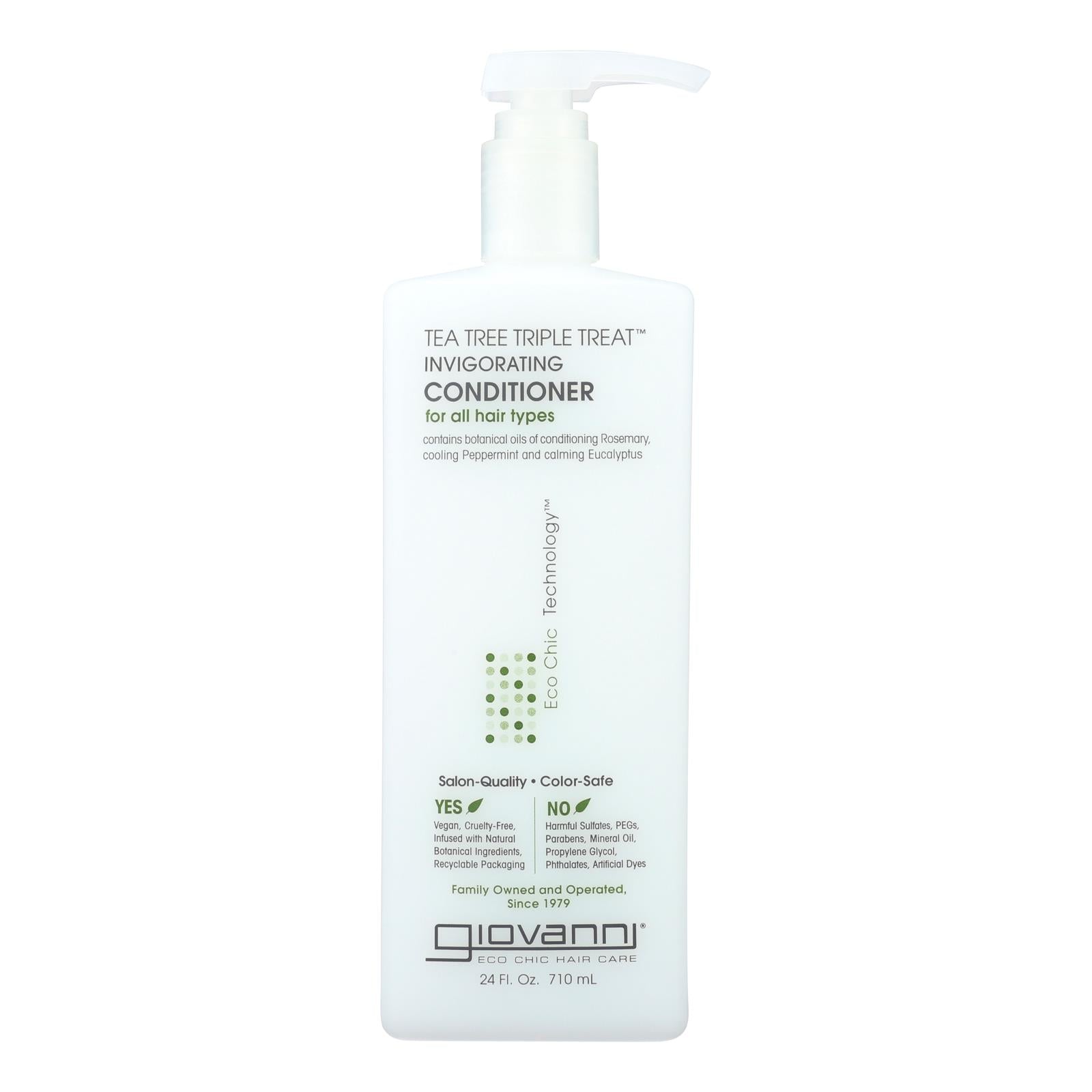 Giovanni Hair Care Products - Conditioner Tea Tree Invigorating - 24 Fz - Maras Green
