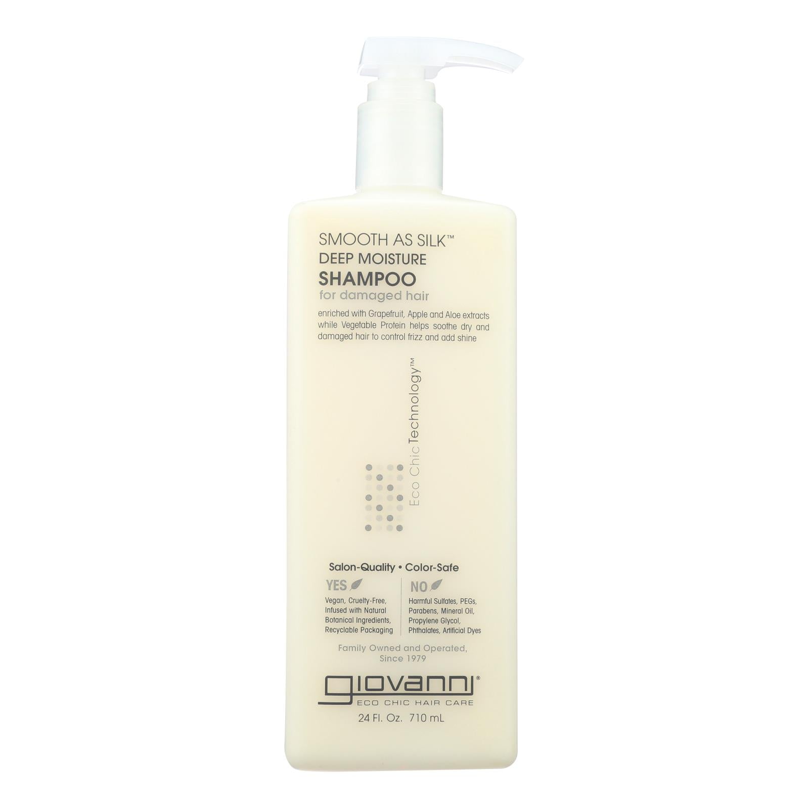Giovanni Hair Care Products - Shampoo Smooth Deep Moisture - 24 Fz - Maras Green