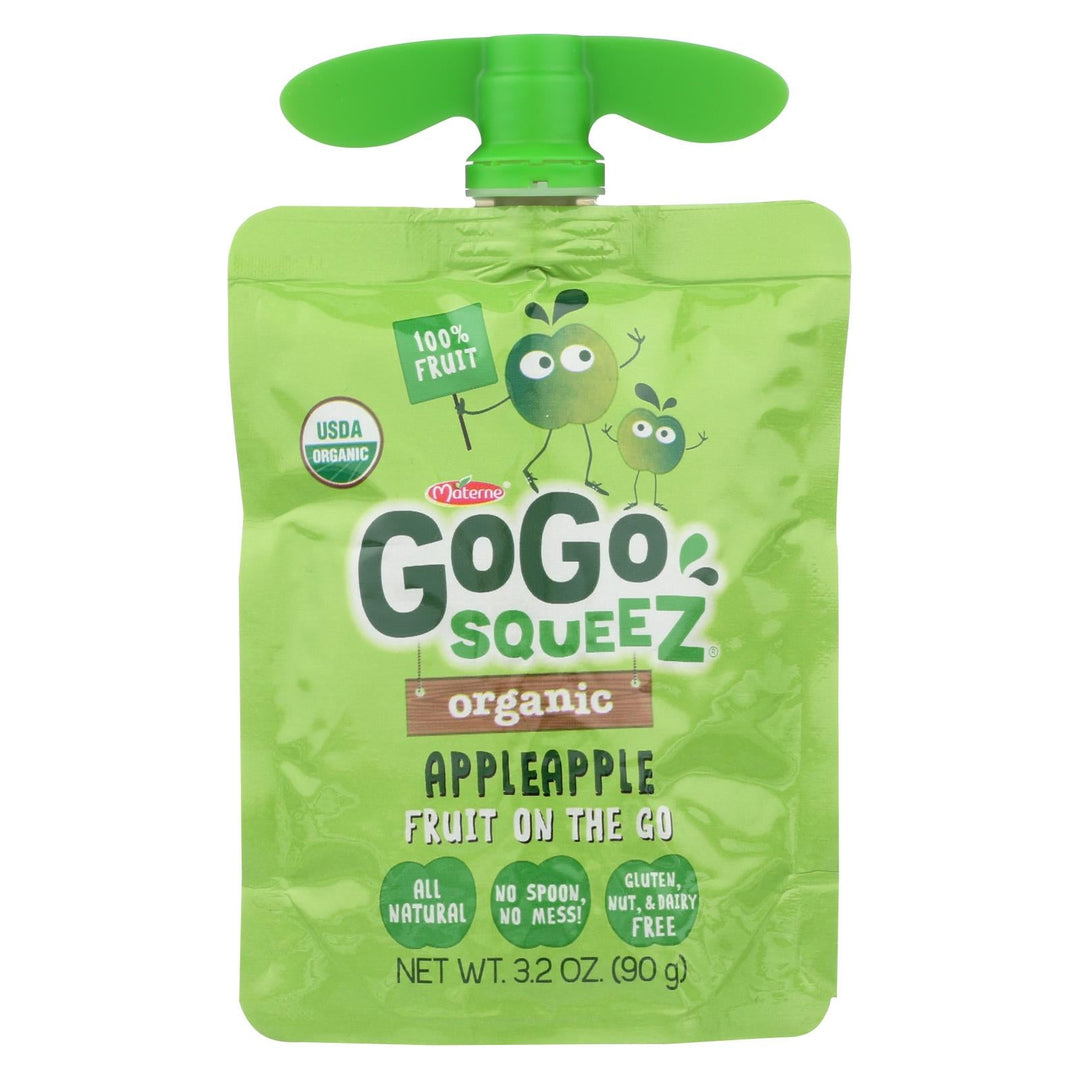 Gogo Squeez Applesauce - Case Of 6 - 12/3.2oz - Maras Green
