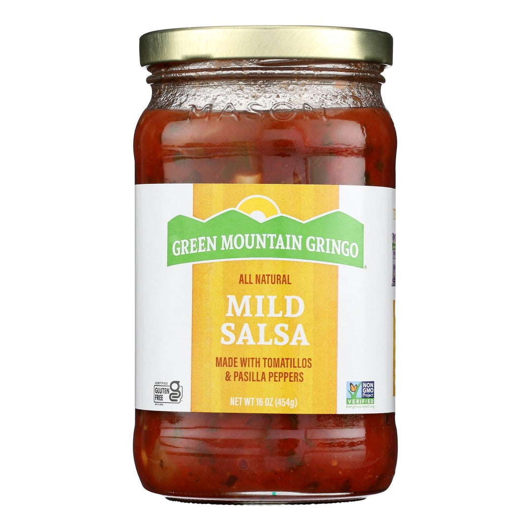 Green Mountain Gringo Mild Salsa - Case Of 12 - 16 Oz. - Maras Green