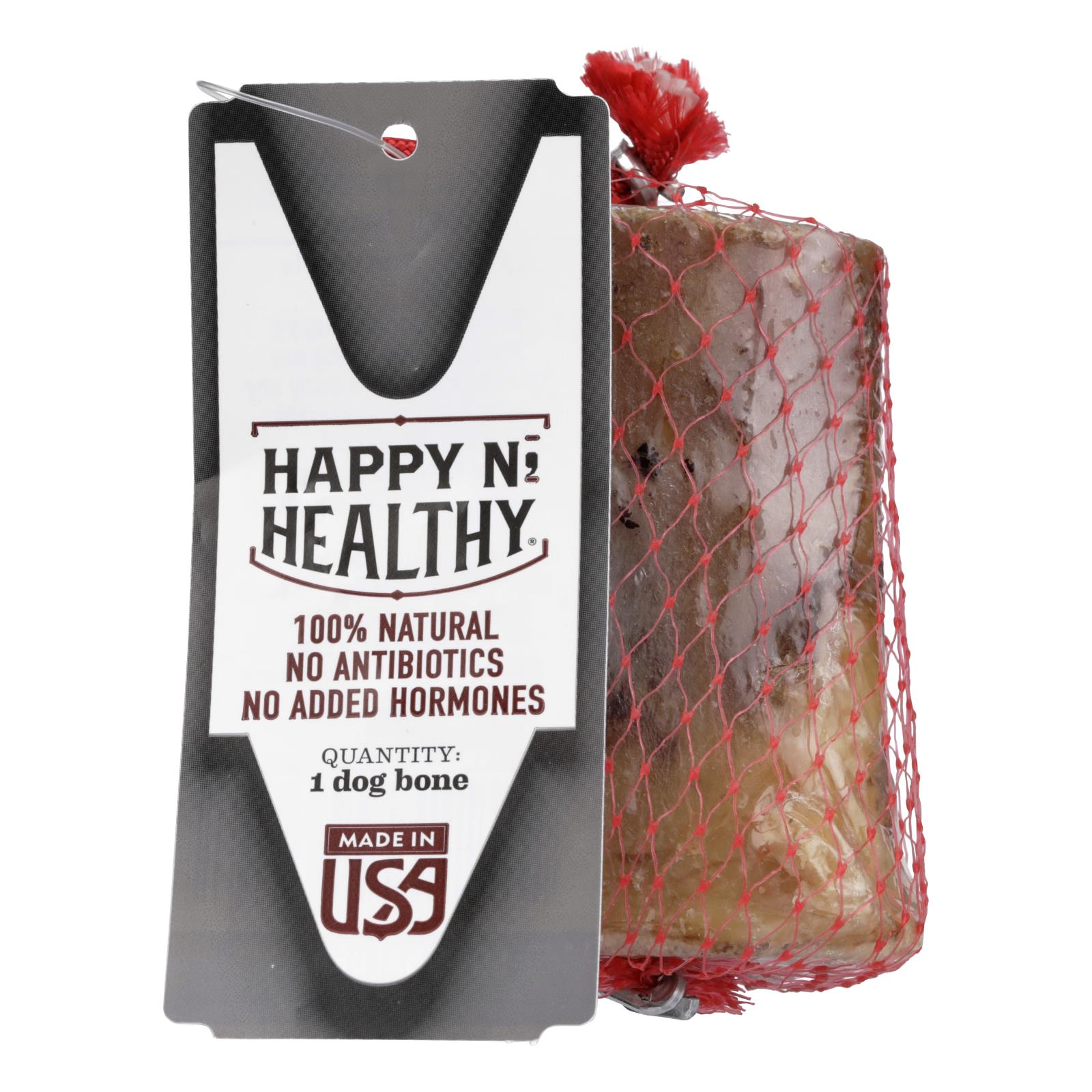 Happy N Healthy Pet - Dog Bone Beef Small - Case Of 12 - 1 Ct - Maras Green
