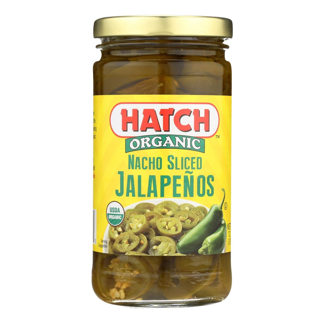 Hatch Chili Hatch Nacho Sliced Jalape?os - Jalape?os - Case Of 12 - 12 Oz. - Maras Green
