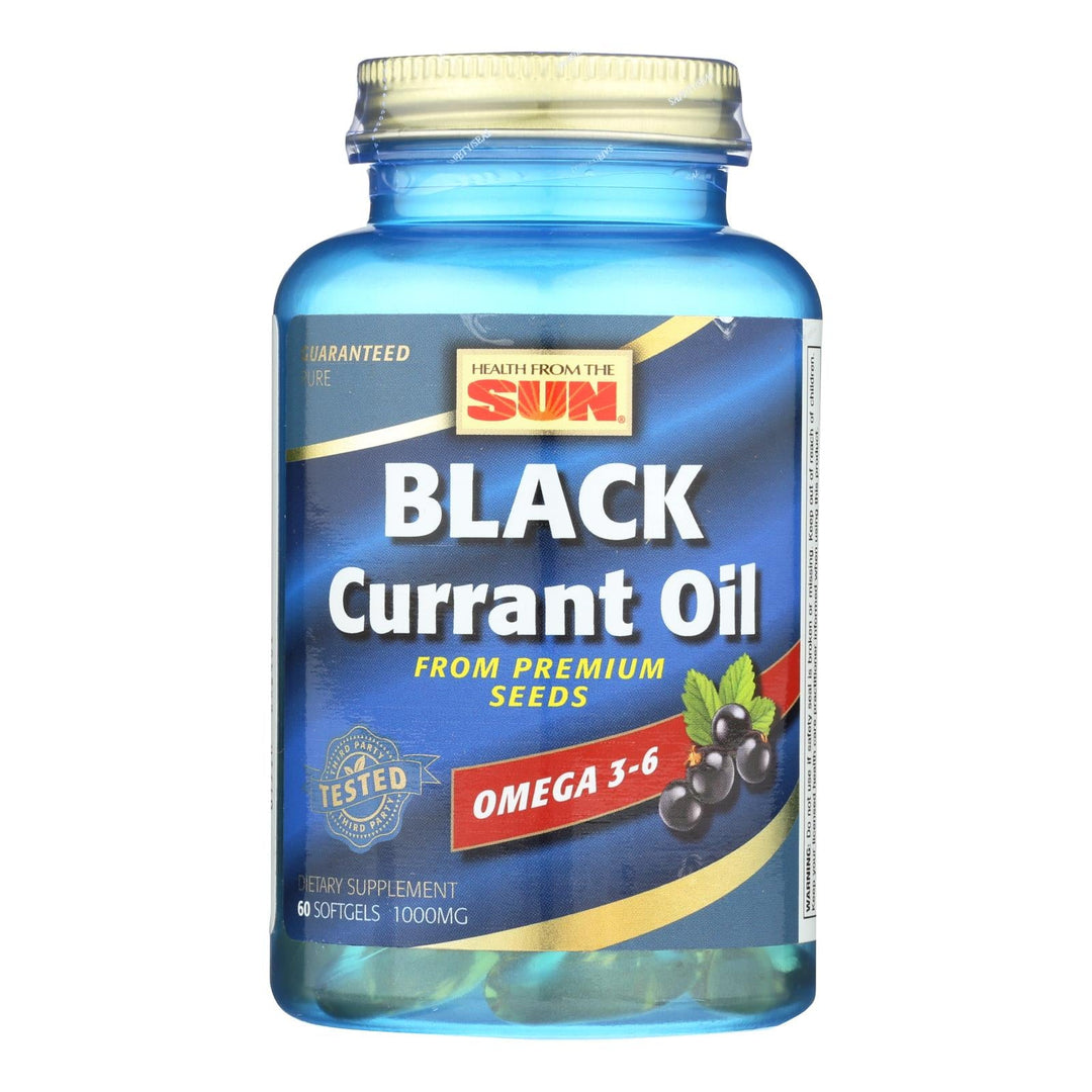 Health From The Sun Black Currant Oil Dietary Supplement - 1 Each - 60 Sgel - Maras Green