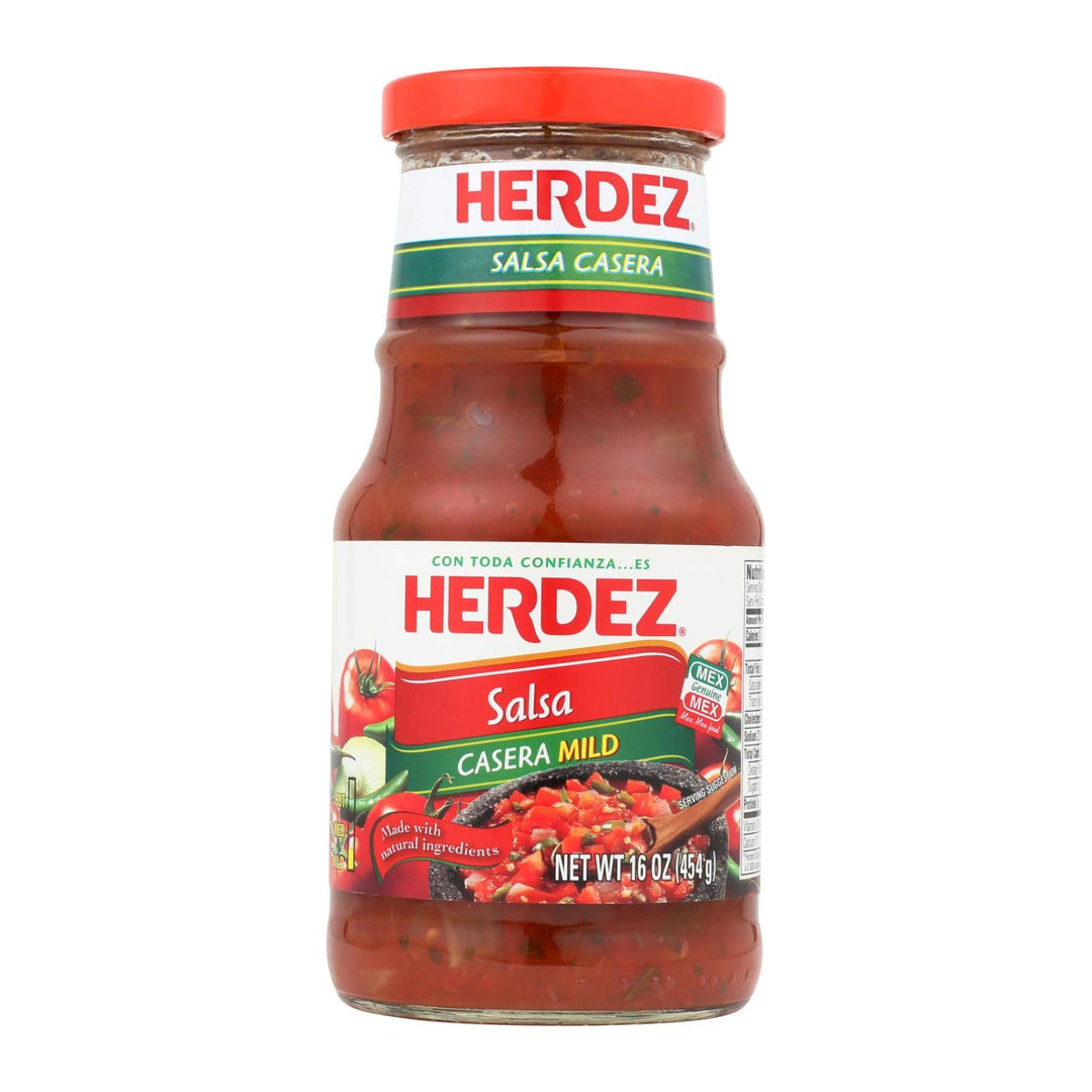 Herdez Salsa - Casera Medium - Case Of 12 - 16 Oz. - Maras Green