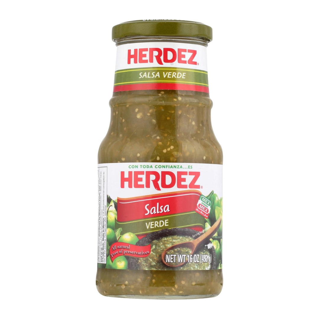 Herdez Salsa - Verde - Case Of 12 - 16 Oz. - Maras Green
