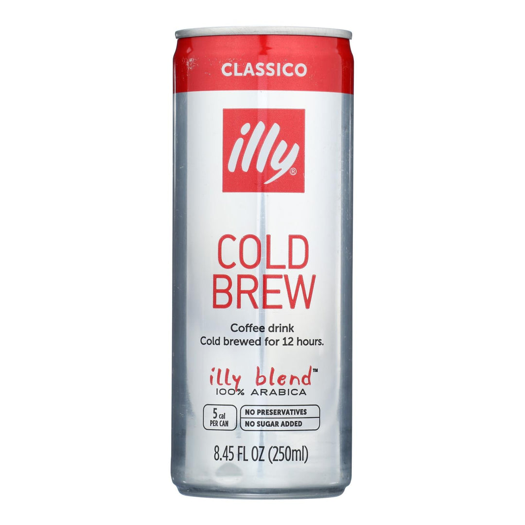 Illy Caffe Coffee - Coffee Drink Cold Brew - Case Of 12 - 8.45 Fz - Maras Green