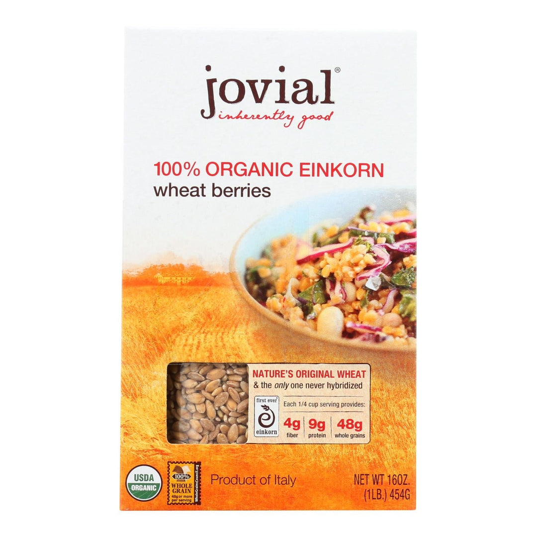 Jovial - Wheat Berries - Organic - Einkorn - 16 Oz - Case Of 12 - Maras Green