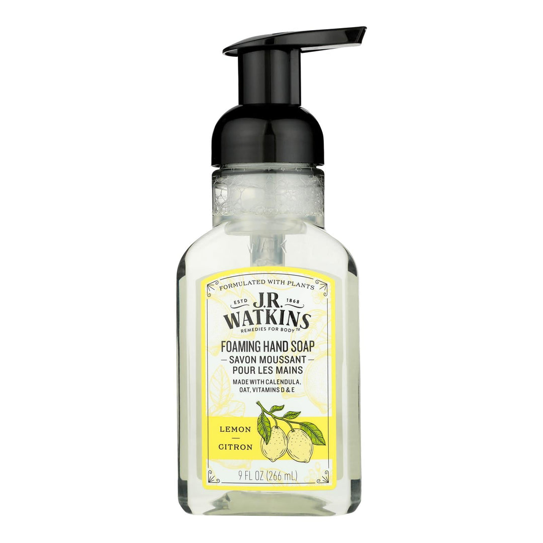 J.r. Watkins - Hand Soap Foam Lemon - Case Of 3 - 9 Fz - Maras Green