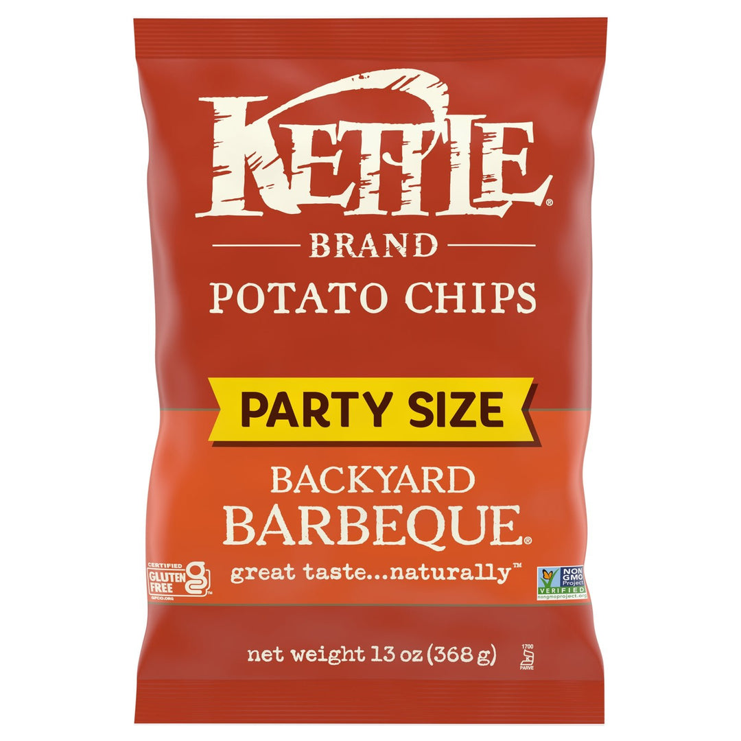 Kettle Brand - Potato Chips Backyard Bbq - Case Of 9 - 13 Oz - Maras Green