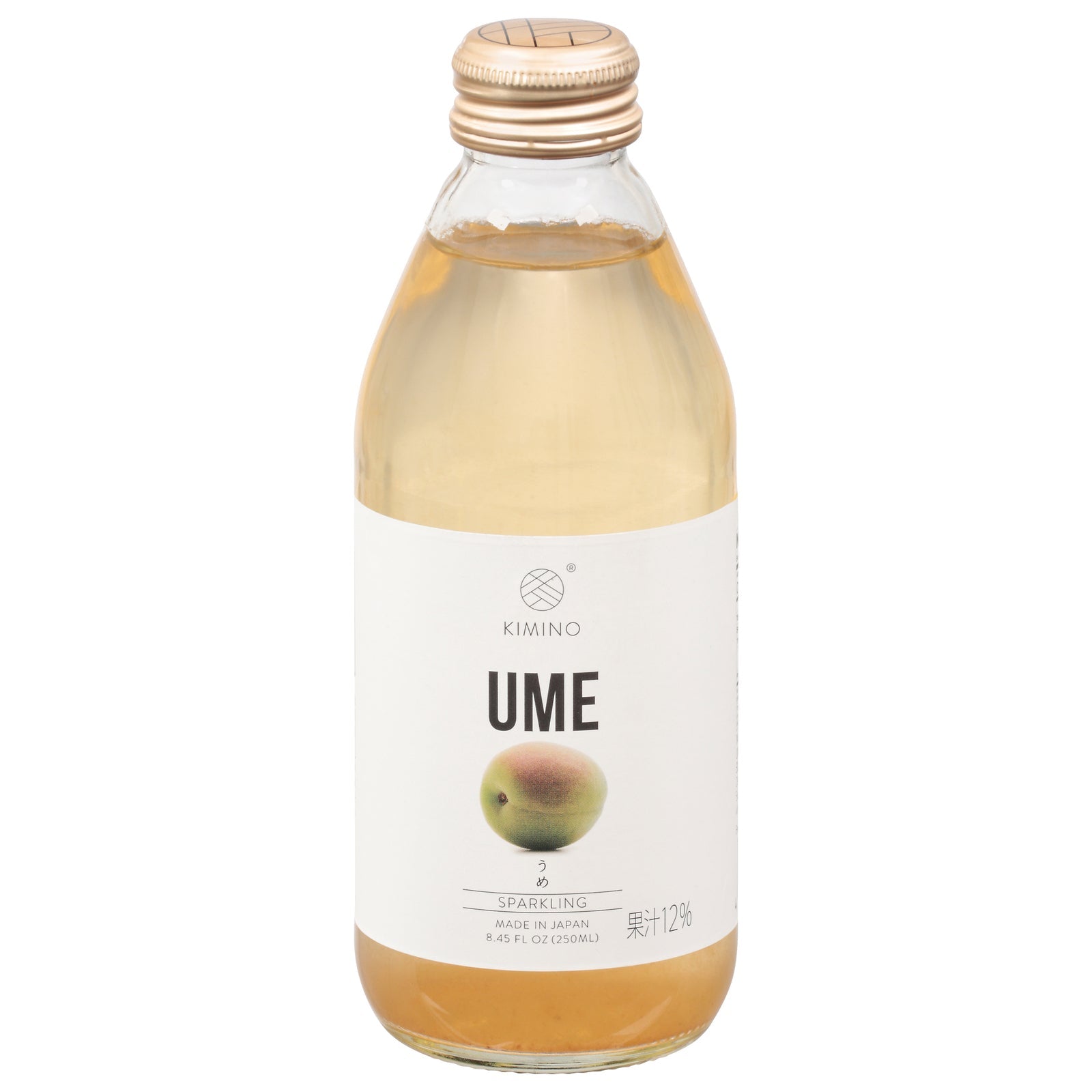 Kimino - Sparkling Ume Juice - Case Of 12 - 8.45 Fz - Maras Green