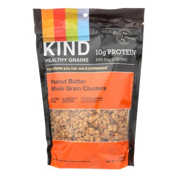 Kind Healthy Grains Peanut Butter Whole Grain Clusters - 11 Oz - Case Of 6 - Maras Green