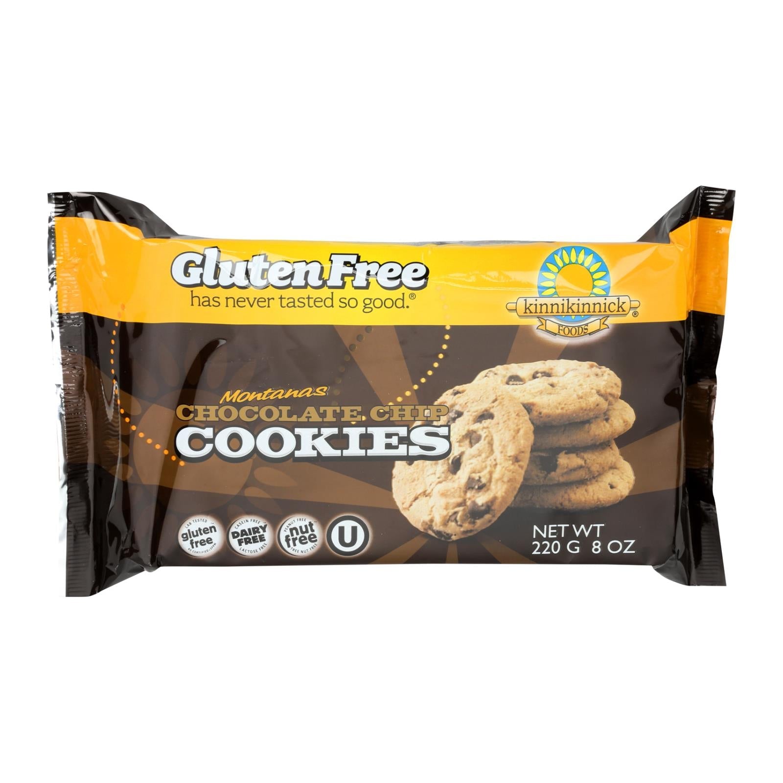 Kinnikinnick Cookies - Chocolate Chip - Case Of 6 - 8 Oz. - Maras Green