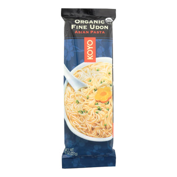 Koyo Organic Fine Udon Noodles - Case Of 12 - 8 Oz - Maras Green