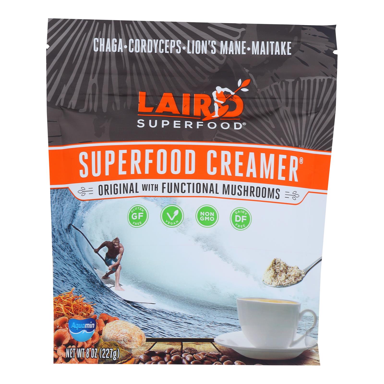 Laird Superfood - Crmr Original Sprfd Mshrms - Case Of 6 - 8 Oz - Maras Green