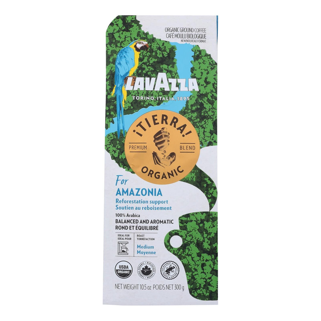 Lavazza - Coffee Ground Amazonia - Case Of 6 - 10.5 Oz - Maras Green