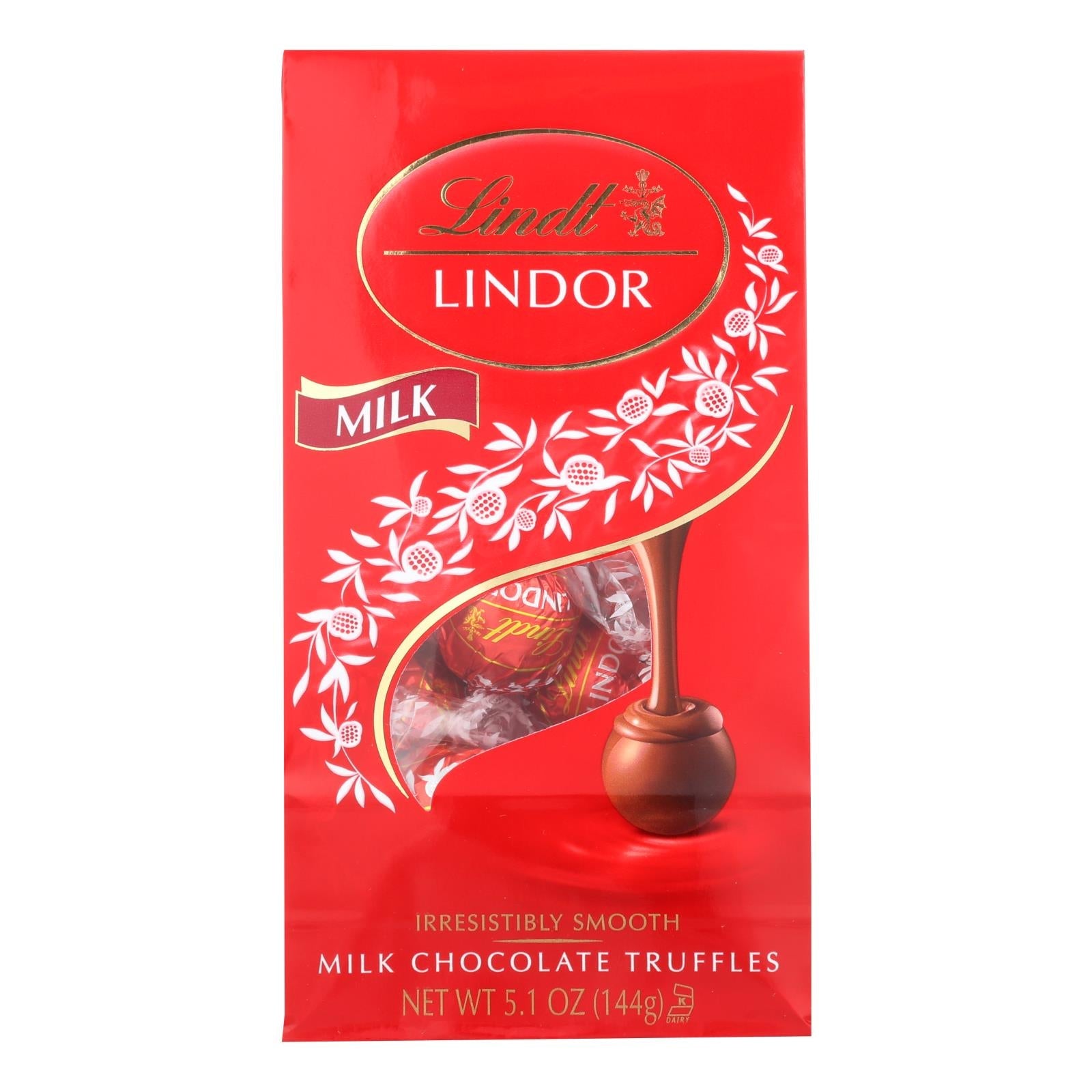 Lindt - Truffles Milk Chocolate Bag - Case Of 6 - 5.1 Oz - Maras Green