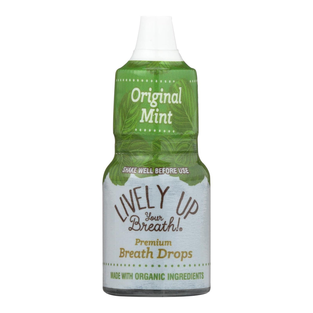 Lively Up Your Breath! Original Mint Premium Breath Drops - Case Of 12 - .27 Fz - Maras Green