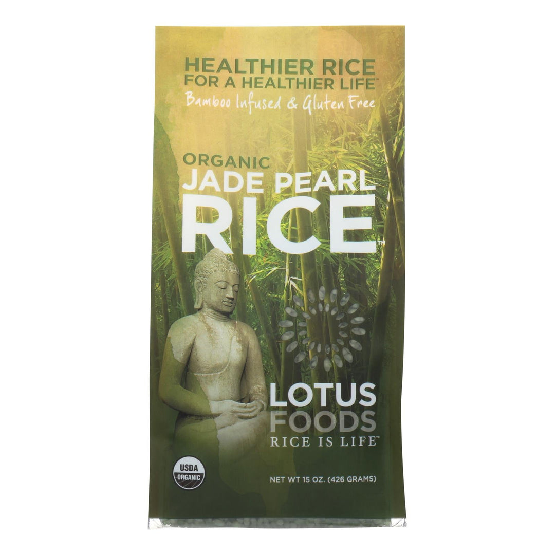 Lotus Foods Organic Jade Pearl Rice - Case Of 6 - 15 Oz. - Maras Green