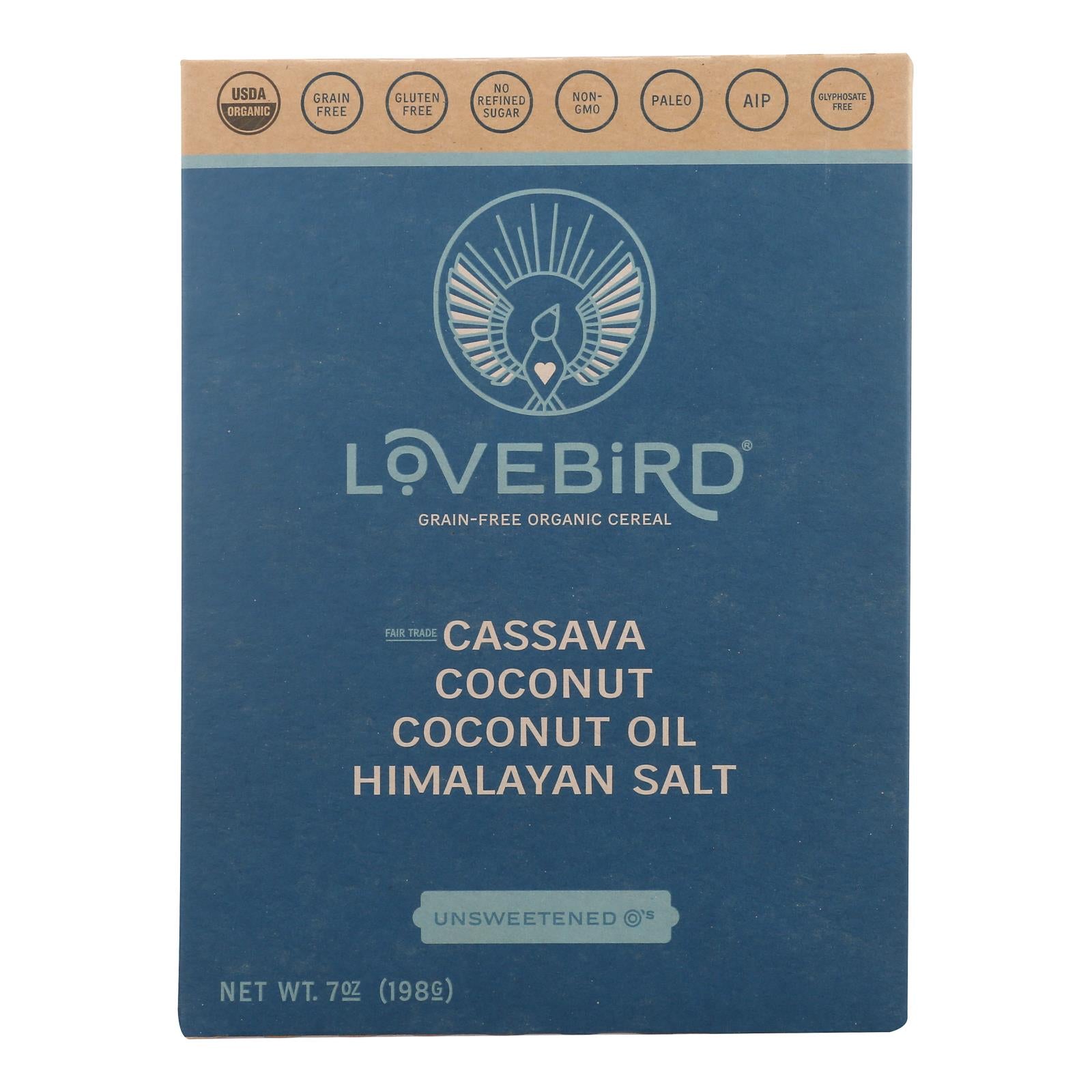 Lovebird - Cereal Unsw Grain Fr - Case Of 6 - 7 Oz - Maras Green
