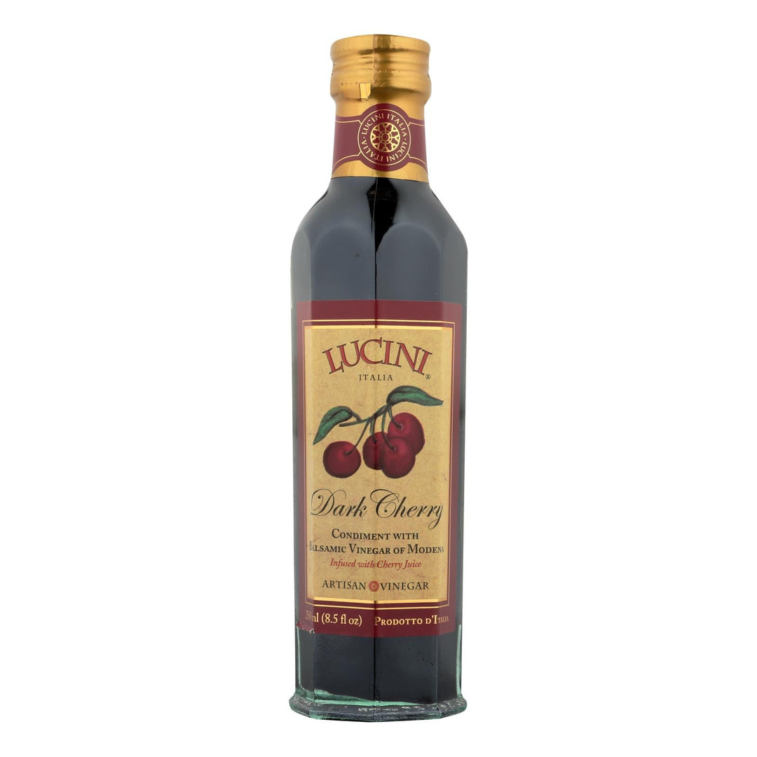 Lucini Italia Dark Cherry Balsamic Artisan Vinegar - Case Of 6 - 8.5 Fl Oz. - Maras Green