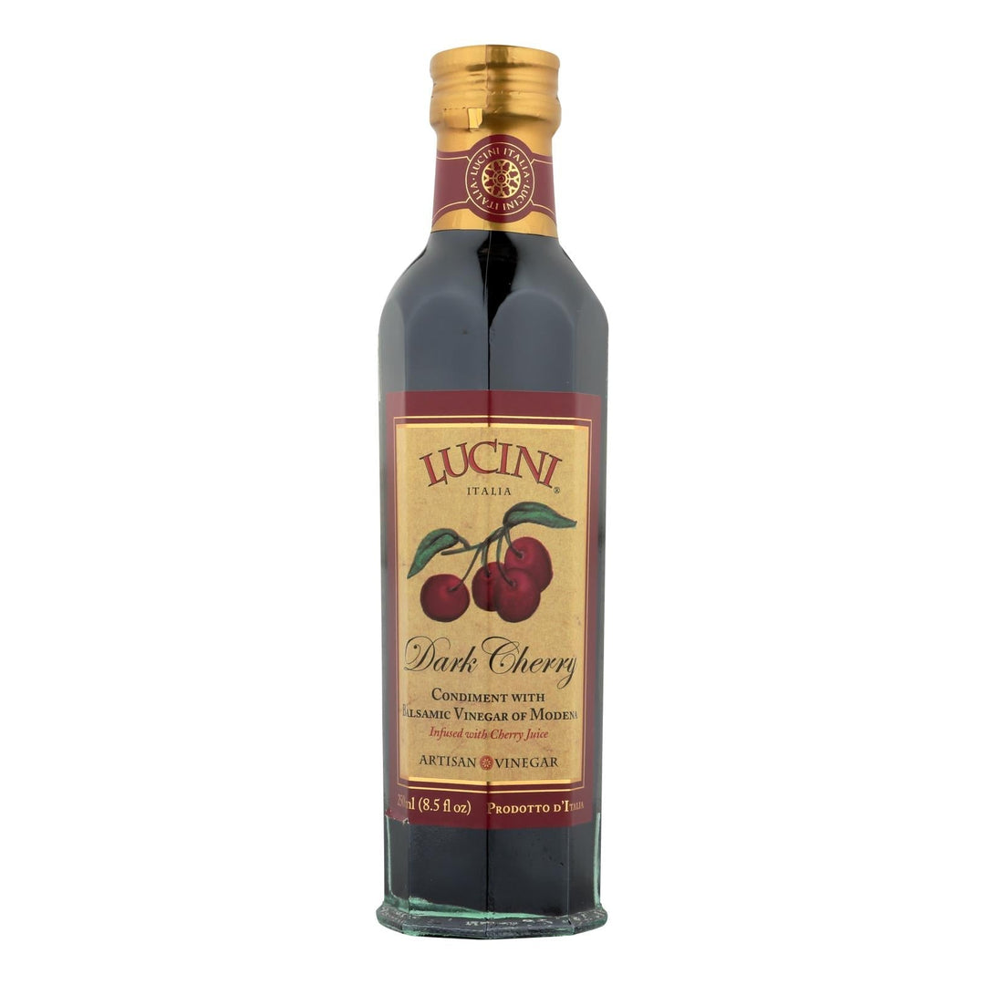 Lucini Italia Dark Cherry Balsamic Artisan Vinegar - Case Of 6 - 8.5 Fl Oz. - Maras Green