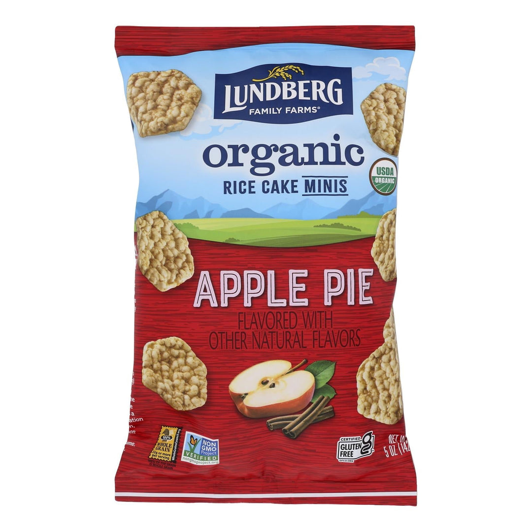 Lundberg Family Farms - Rice Ck Mini Apple Pie - Case Of 6 - 5 Oz - Maras Green