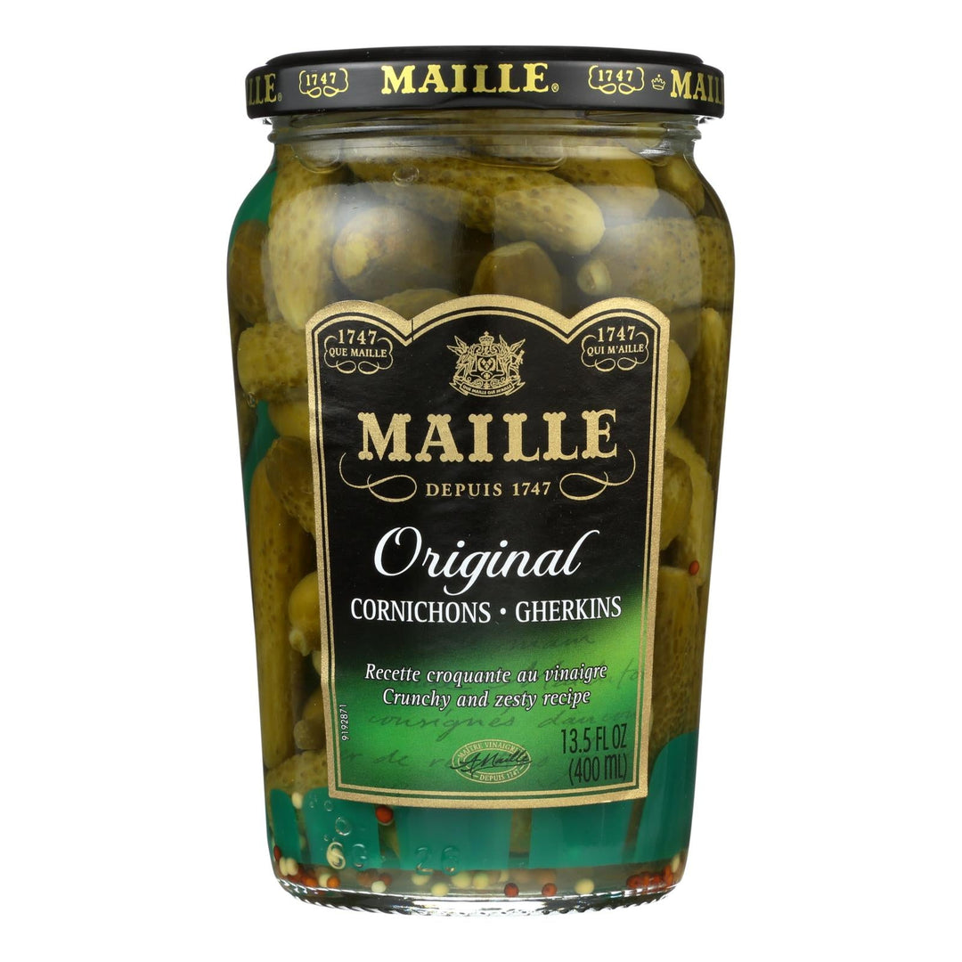 Maille Cornichons - Case Of 12 - 13.5 Fl Oz - Maras Green