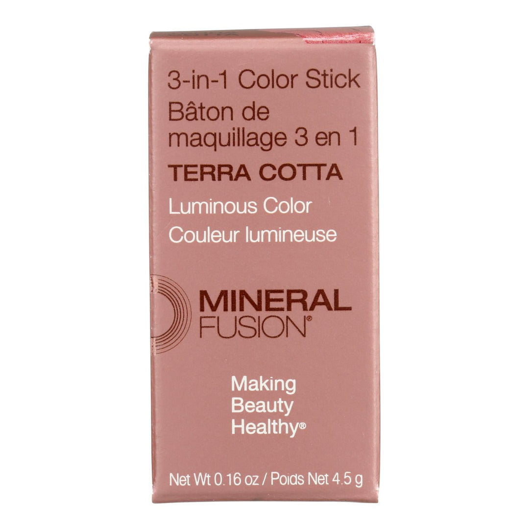 Mineral Fusion - Color Stk 3 - in - 1 Tra Ctta - 1 Each - .16 Oz - Maras Green