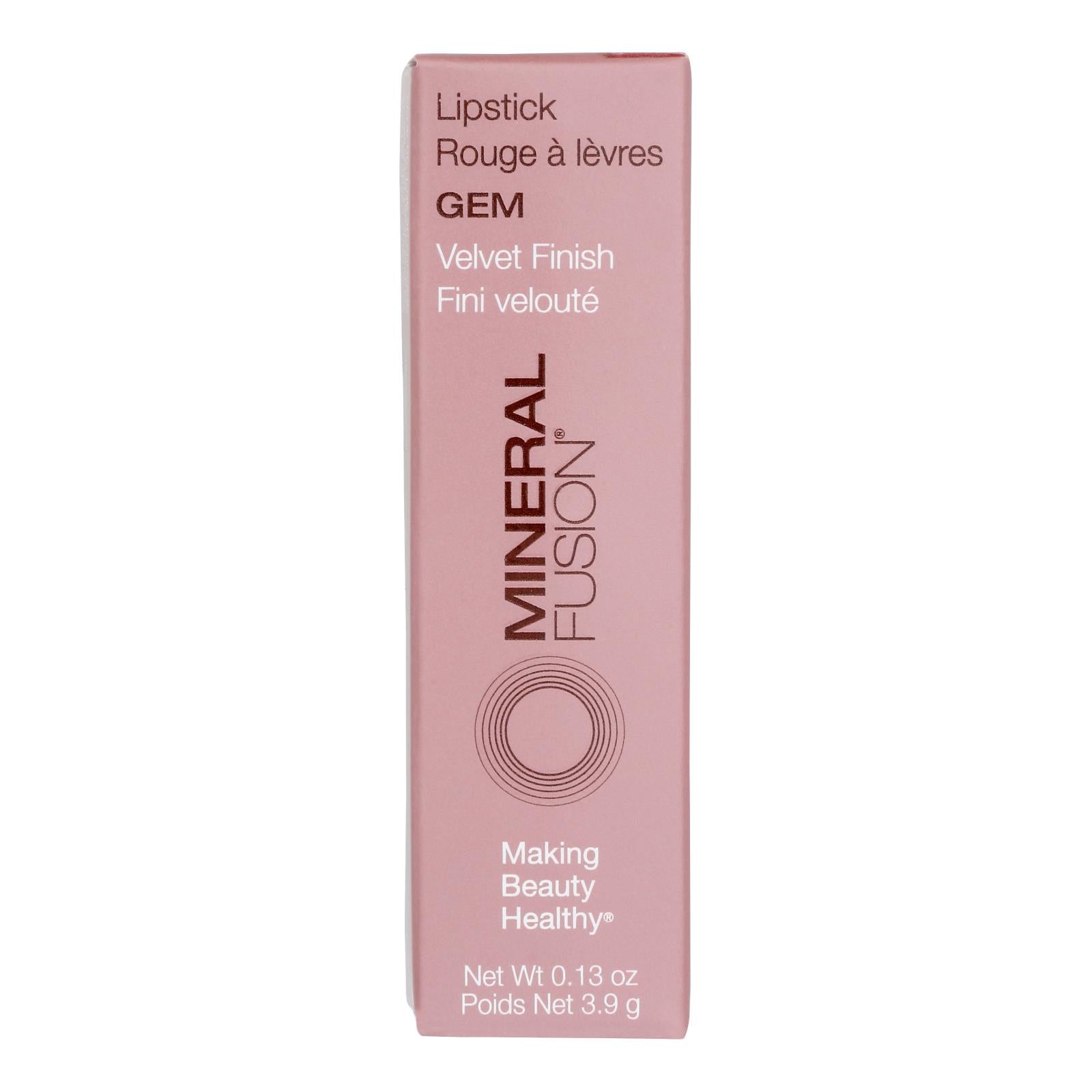 Mineral Fusion - Lipstick Gem - 1 Each - .137 Oz - Maras Green