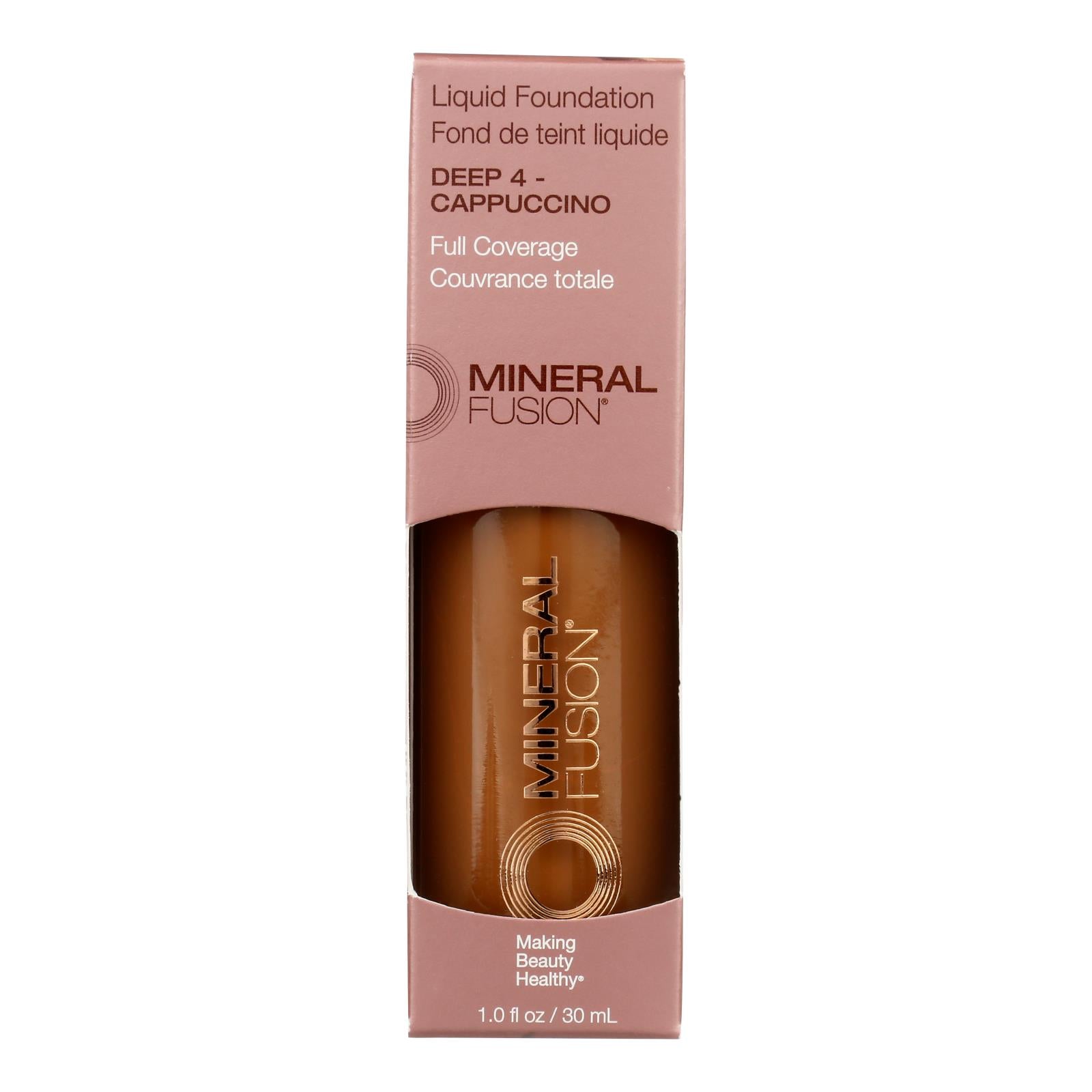 Mineral Fusion - Mkup Liquid Foundation Deep4 - 1 Each - 1 Fz - Maras Green
