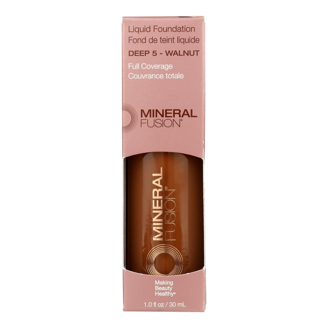Mineral Fusion - Mkup Liquid Foundation Deep5 - 1 Each - 1 Fz - Maras Green