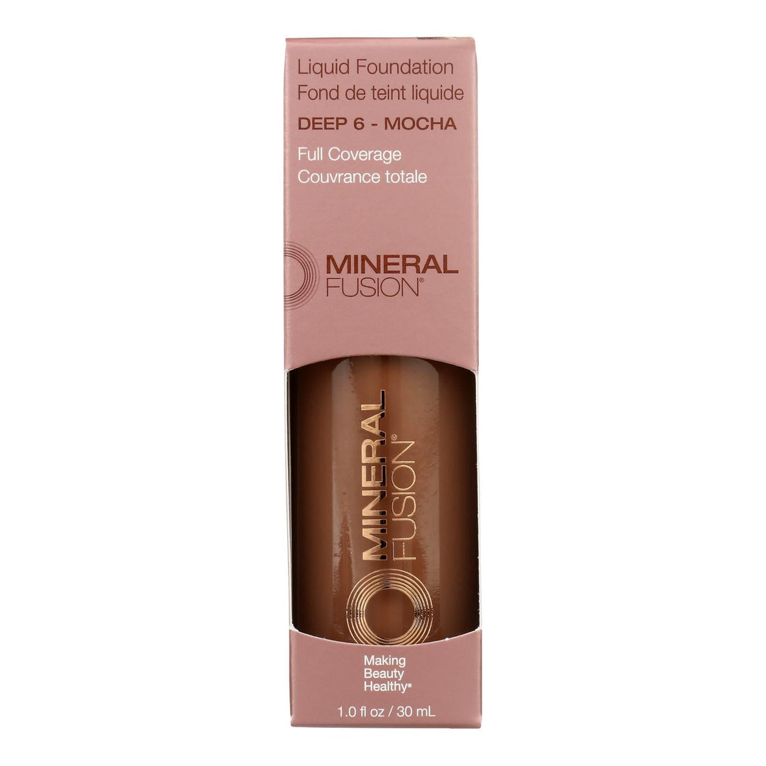 Mineral Fusion - Mkup Liquid Foundation Deep6 - 1 Each - 1 Fz - Maras Green