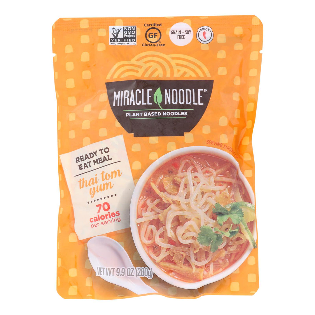 Miracle Noodle Ready To Eat Meal - Thai Tom Yum - Case Of 6 - 10 Oz - Maras Green