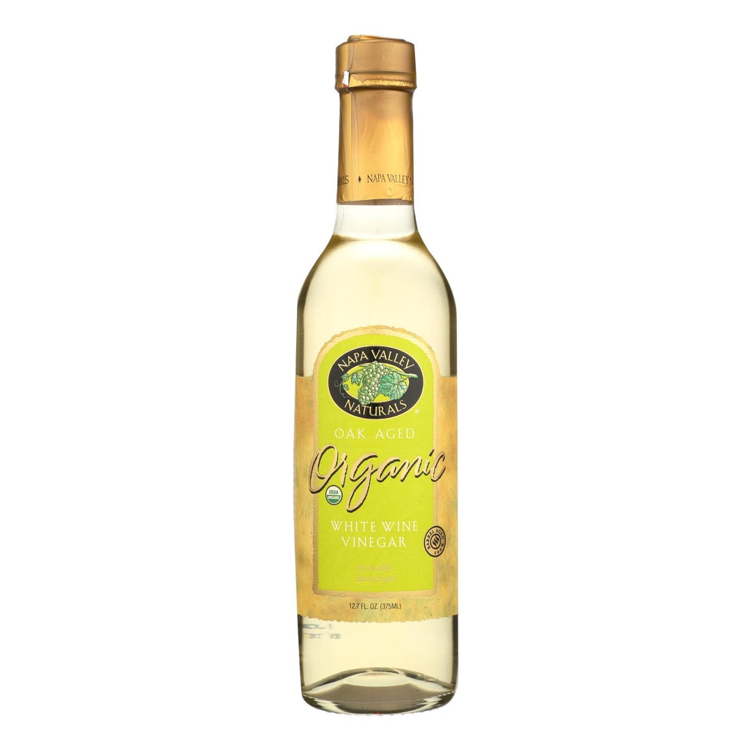 Napa Valley Naturals Organic White Wine - Vinegar - Case Of 12 - 12.7 Fl Oz. - Maras Green