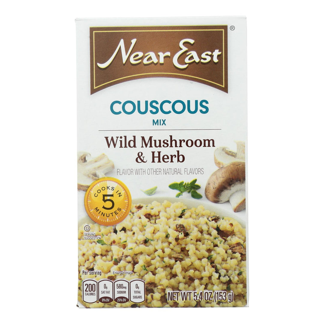 Near East Couscous Mix - Wild Mushroom And Herb - Case Of 12 - 5.4 Oz. - Maras Green