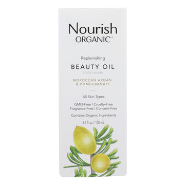 Nourish Organic Argan Oil - Replenishing Multi Purpose - 3.4 Oz - Maras Green