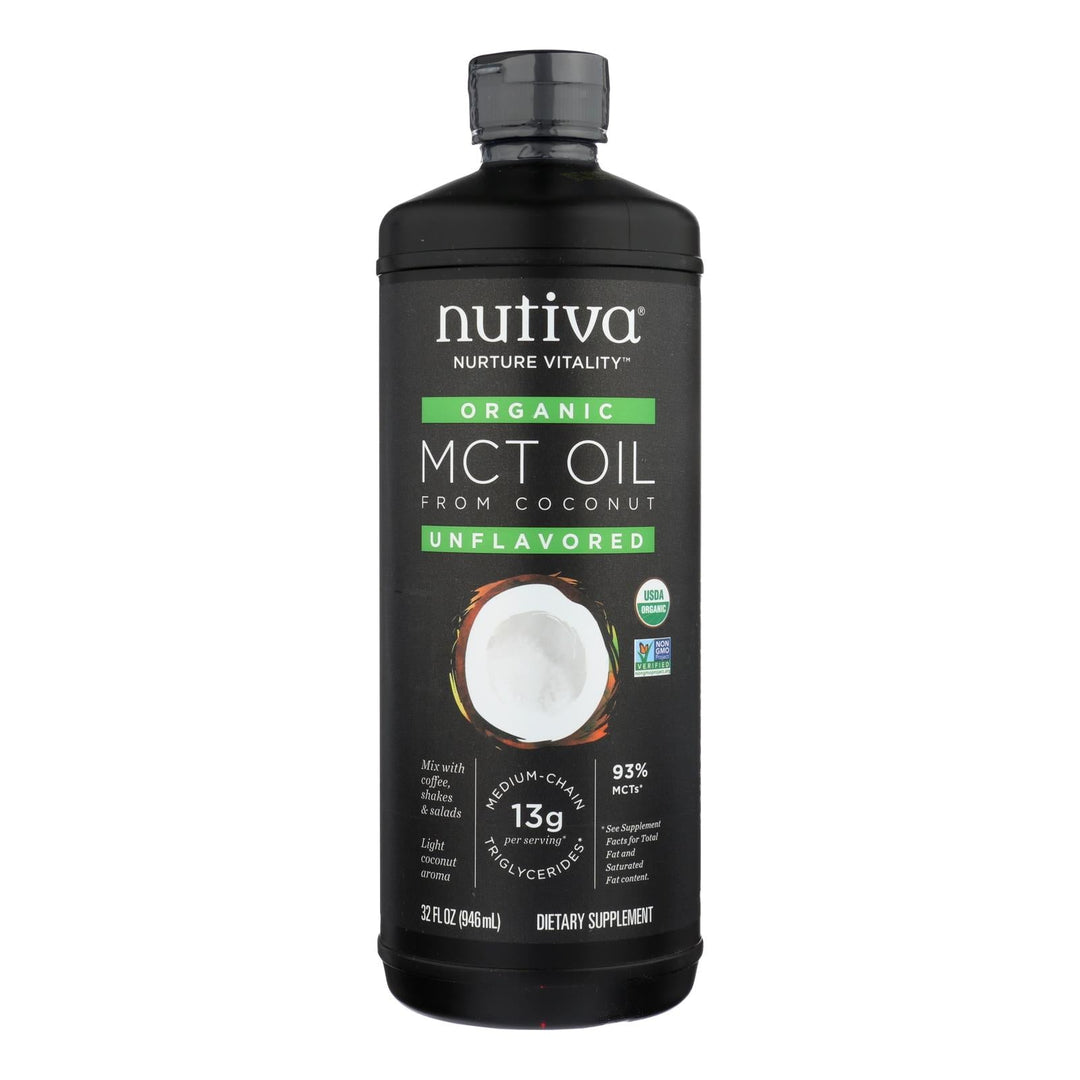 Nutiva 100% Organic Mct Oil - 32 Fl Oz - Maras Green