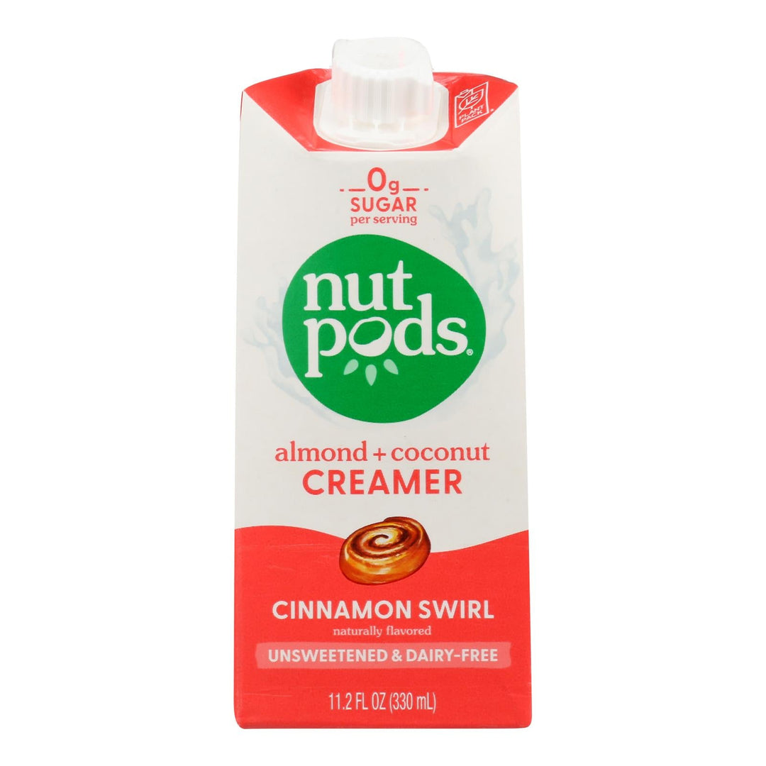 Nutpods - Nd Creamer Unsw Cinnamon Swrl - Case Of 12 - 11.2 Fz - Maras Green