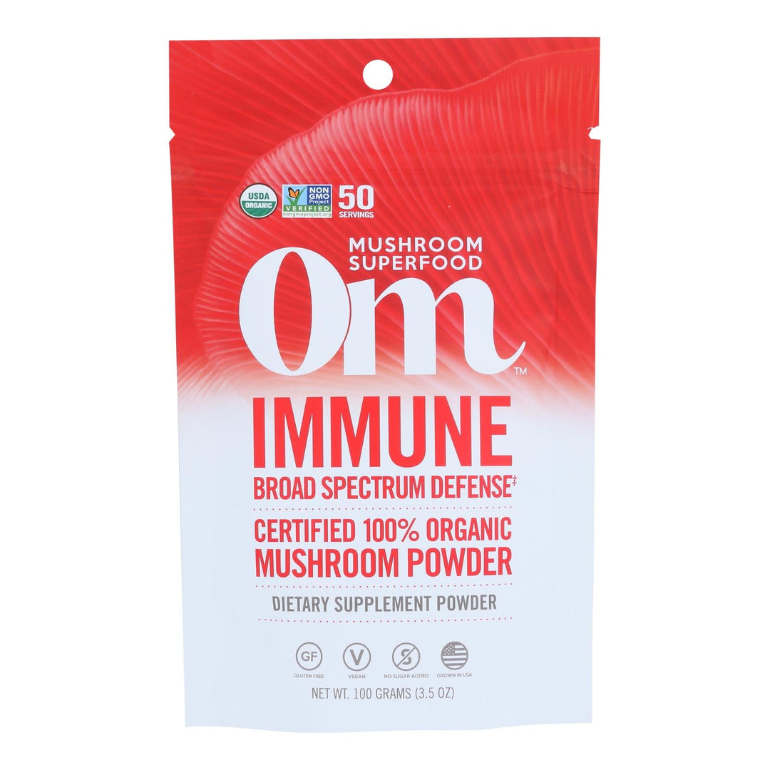 Om - Immune Organic Powder 100grm - 1 Each - 3.5 Oz - Maras Green