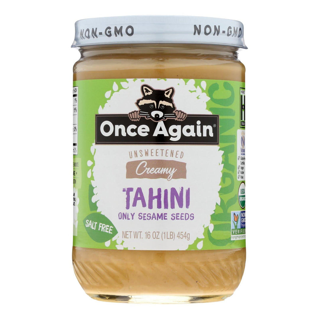 Once Again - Tahini Sesame - Case Of 6 - 16 Oz - Maras Green