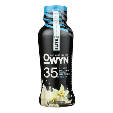 Only What You Need - Protein Drink Vanilla Elite Plnt - Case Of 12 - 12 Fz - Maras Green