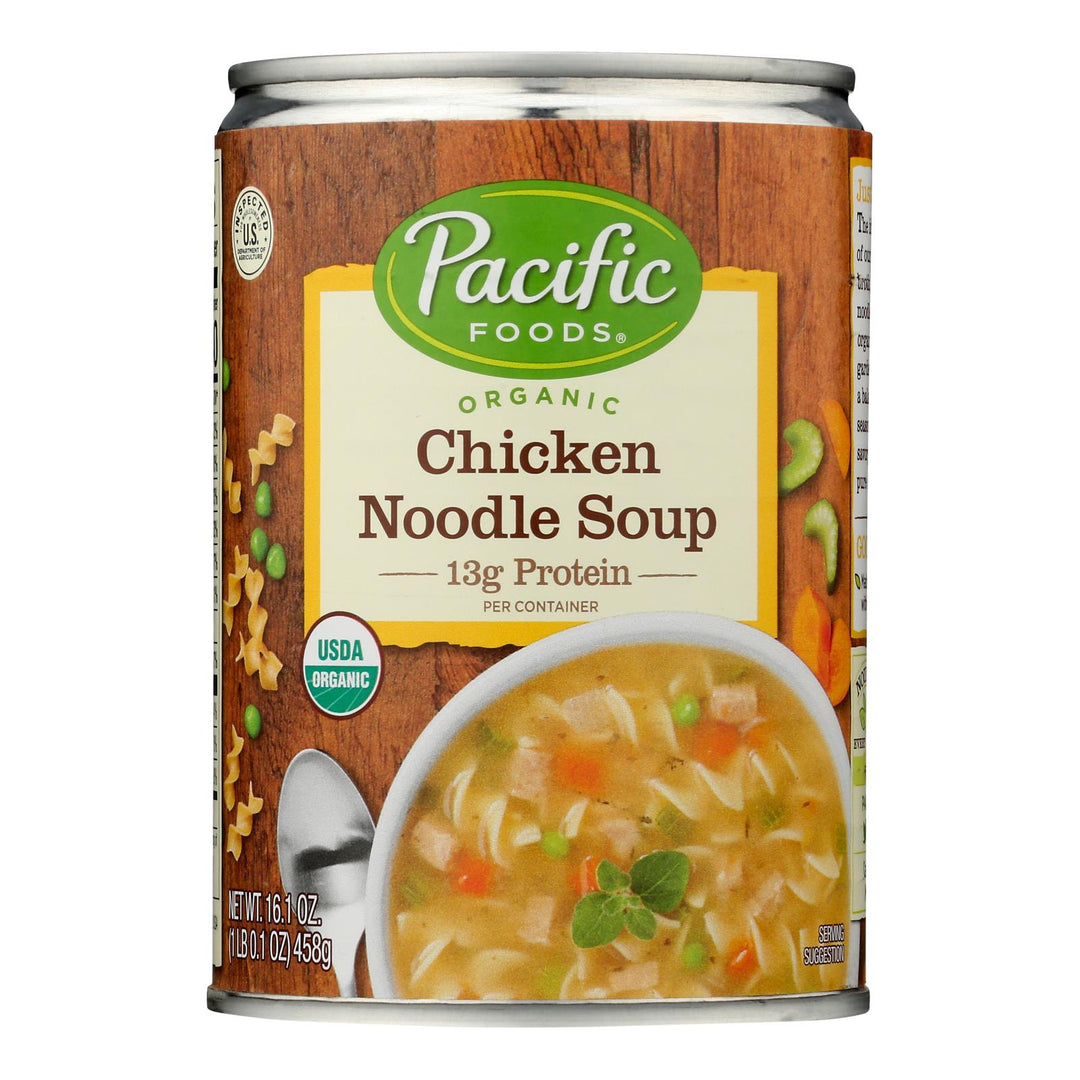 Pacific Foods - Soup Chicken Noodle - Case Of 12 - 16.1 Oz - Maras Green