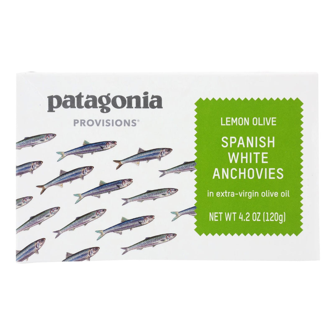Patagonia Provisions - Anchovies Lemon Olive Oil - Case Of 10 - 4.2 Oz - Maras Green