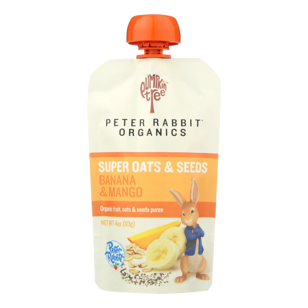 Peter Rabbit Organics - Oats&seeds Bana&mango - Case Of 10 - 4 Oz - Maras Green