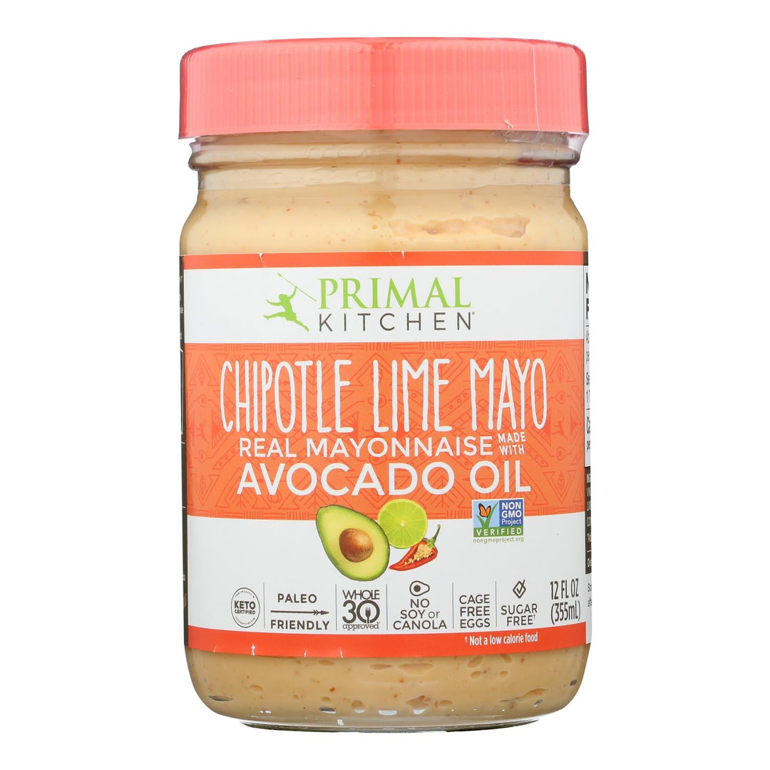 Primal Kitchen Chipotle Lime Mayo - Avocado Oil - Case Of 6 - 12 Oz. - Maras Green