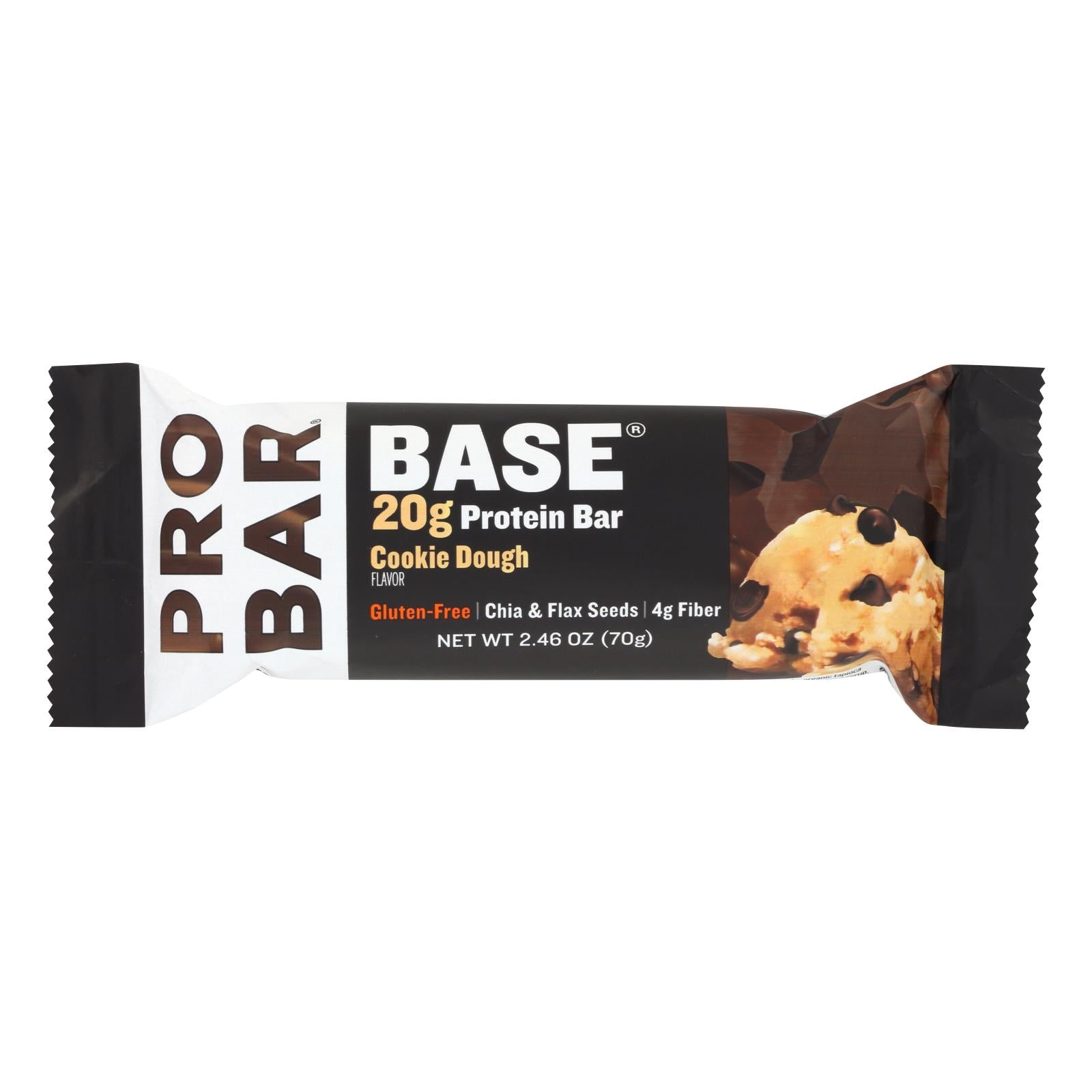 Probar Cookie Dough Core Bar - Case Of 12 - 2.46 Oz - Maras Green