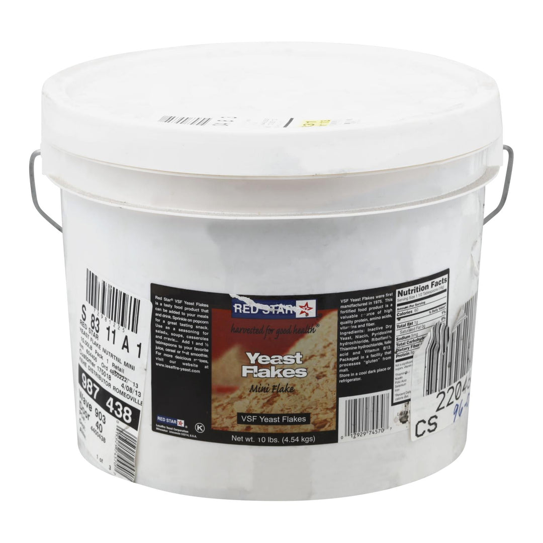 Red Star Nutritional Yeast Nutritional Yeast - Vegetarian Support Formula - Mini - 10 Lb - Maras Green